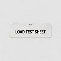 Load test sheet placeholder