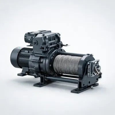 4000 lb. capacity 120 volt ac electric winch