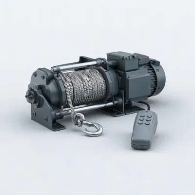 electric winch with remote control